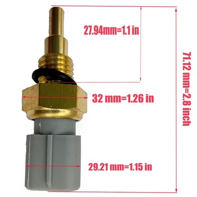 Thermostat Water Temperature Sensor For Honda CBR1000RR 2004-2015 Foto 1 de 4