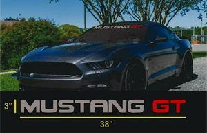 Ford Mustang Bold text GT windshield logo text banner vinyl decal sticker - Picture 1 of 5
