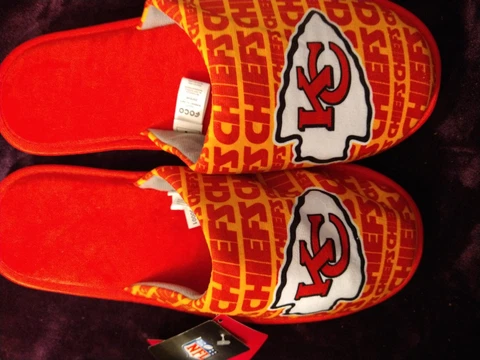 ROCO Kansas City Chiefs Slippers Size L (11-13) Cover