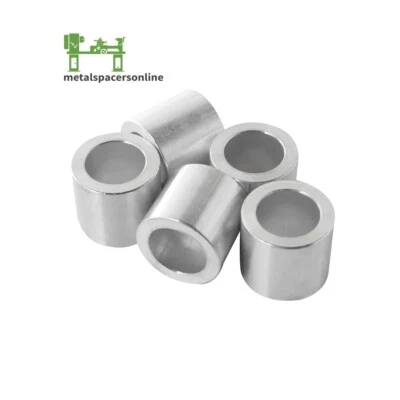 METAL SPACERS ONLINE New Aluminum Spacer Bushing 1-1/8" OD x 3/4" ID--Fits M18/19 or 3/4" Bolts