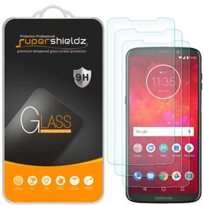 3X Supershieldz Tempered Glass Screen Protector for Motorola Moto Z3 / Z3 Play - Picture 1 of 5