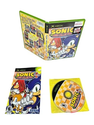 Microsoft Xbox CIB Completo Probado Sonic Mega Collection Plus 2004 BL Foto 1 de 3