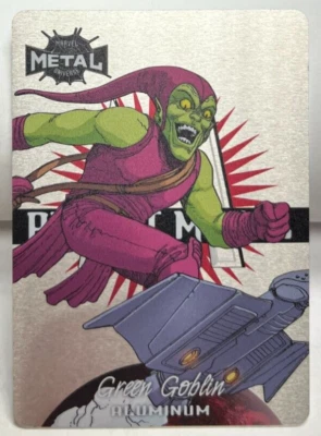 Green Goblin 2021 Marvel Metal Universe Spider-Man Planet Metal Aluminum#4 of 20 Foto 1 de 2