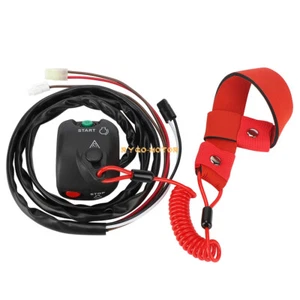 Start Stop Switch Box & Lanyard Key for Yamaha Waverunner XLT1200 2001 2002-2005 - Picture 1 of 12