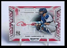 2018 Topps Diamond Icons Red Ink Auto Gary Sanchez 3/5 8123 #RIA-GSA