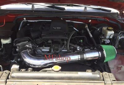 Kit de admisión de aire + filtro negro verde para Nissan Pathfinder 2011-2012 4,0 L V6 Foto 1 de 2