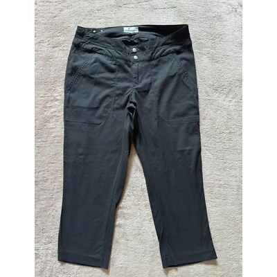 Pantalones capri Columbia Anytime Outdoor Omni-Shield resistentes al agua negros talla 4 Foto 1 de 4