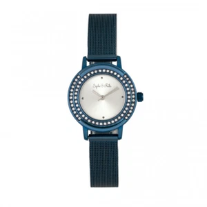 Sophie and Freda Cambridge Crystal Blue Mesh Bracelet Watch SAFSF4104 - Picture 1 of 3