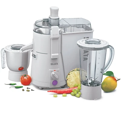 Sujata Powermatic Plus 900W 3 Speed 2 Glas Entsafter Mixer Mühle 230 Zu 240 Volt - Bild 1 von 4