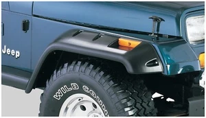 Bushwacker 10057-07 Pocket Style Front Fender Flares Fits 87-95 Wrangler (YJ) - Picture 1 of 1