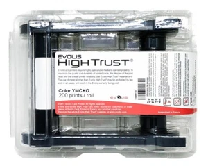 Evolis R5F002AAA YMCKO Color Ribbon - 200 Prints - Zenius & Primacy - New Sealed - Afbeelding 1 van 1