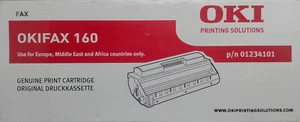 OKIFAX 160 p/n 01234101, Original - OKI Cartridge, New, Genuine OVP OKIFAX160 - Afbeelding 1 van 6