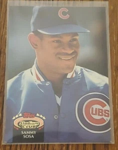 Sammy Sosa 1992 Topps Stadium Club #628 Chicago Cubs - Imagen 1 de 2