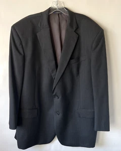 Herren 52R Brooks Brothers 1818 Madison Estrato einfarbig dunkelgrau Wolle Blazer Jacke - Bild 1 von 11