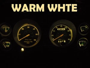 Dash Gauge Cluster LED Dashboard Bulbs Warm White For 79 86 Ford Mustang - Picture 1 of 2