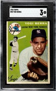1954 Topps Yogi Berra #50 SGC 3 - Imagen 1 de 2