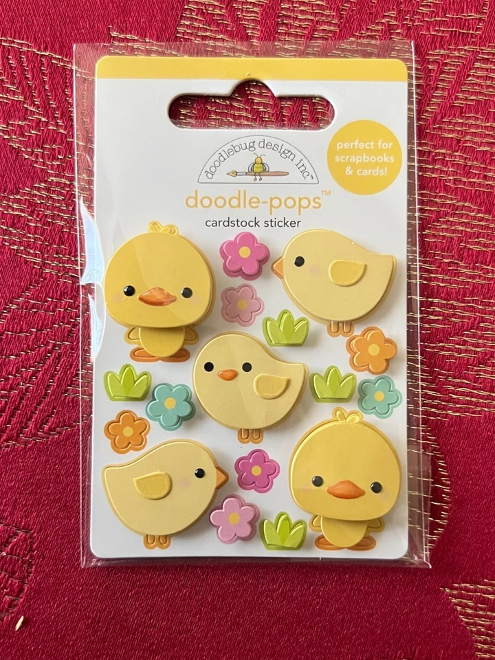 TÚ ELIGES - PÁJAROS Y POLLITOS DOODLEBUG Doodle-Pops Pegatina 3D ENVÍO GRATUITO Foto 1 de 1