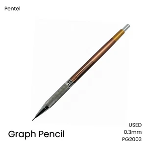 Pentel PG2003 Mechanical Pencil 0.3mm Graph Pencil (Discontinued) USED - Picture 1 of 3