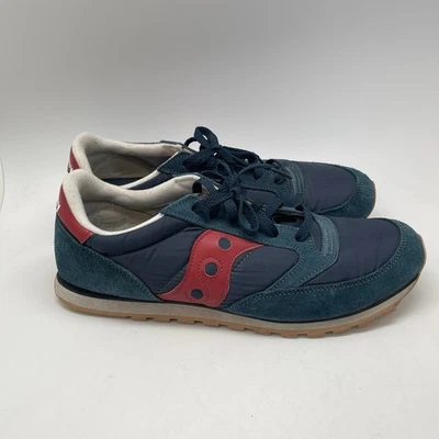 Saucony Jazz Sneakers Mens 12 S2866-167 Blue Suede Classic Athletic Casual Shoes - Image 1 of 4