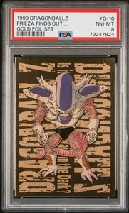 1999 DRAGON BALL Z GOLD FOIL SET #G-10 FRIEZA FIND OUT... GOLD FOIL SET - Bild 1 von 2