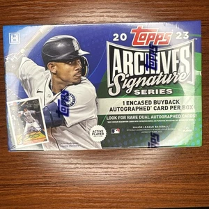 2023 TOPPS ARCHIVES SIGNATURE SERIES BASEBALL Sealed Box OHTANI WITT JUDGE VLAD - Picture 1 of 6