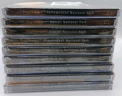 (9) National Geographic Trailsmart CD-ROM Topo National Parks, Canyon + - Image 1 of 4