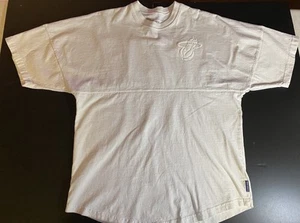 Court Culture Miami Heat Basketball White On White T Shirt SM Baggy Puffy Print - Picture 1 of 9