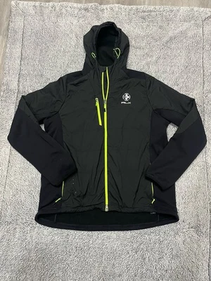Jaqueta Pulôver Masculina RLX Ralph Lauren com Capuz Extra Grande Preta Zíper Completo Performance - Imagem 1 de 4