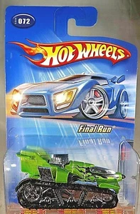 2005 Hot Wheels #72 Final Run 2/5 TREADATOR Green/Chrome w/Black MW Wheels - Picture 1 of 5