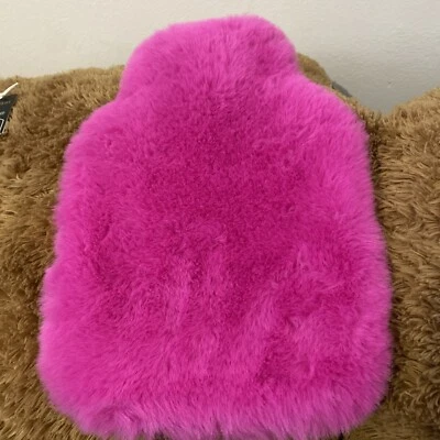 Botella de agua caliente de 2L con cubierta de lujo suave esponjosa de alta calidad de goma sintética de piel Foto 1 de 4