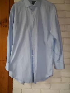 Neiman Marcus Dress Shirt Trim Fit 17.5 34/35 - 100% Cotton Mens - Picture 1 of 6
