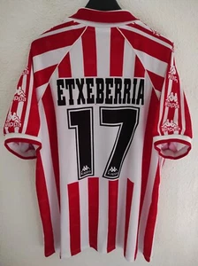 ATHLETIC 1996-1997 Etxeberria 17 Match Worn camiseta shirt trikot maillot XL - Picture 1 of 6