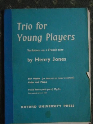 Sheet music piece :  Trio Variations for young players violin/ piano /cello - Image 1 of 4