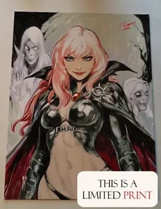 Madelyne Pryor Goblin Queen Farbillustration Kunstdruck 8,5x11 von Keyeske Nr. 1 - Bild 1 von 8