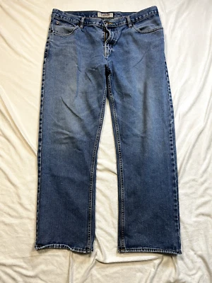 Pantalones de mezclilla rectos clásicos Big Mac Workwear para hombre 36x30 azul Foto 1 de 4