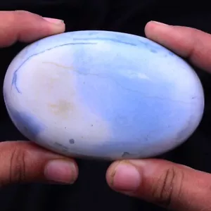 1146 Cts Natural Blue Opal Top Quality 96mm*62mm Oval Loose Cabochon Gemstone - Picture 1 of 5