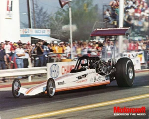 "Connie Kalitta" '84 "Motorcraft" Top Fuel Dragster ORIGINAL Vintage HANDOUT! #1 - Bild 1 von 3