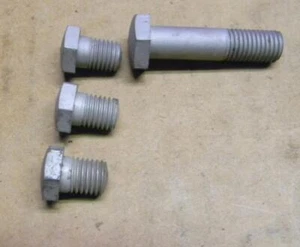 LOTE DE 4 PERNOS ABOVEDADOS USADOS 3/8X20 - Imagen 1 de 1