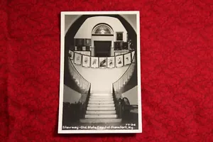 Stairway Old State Capitol, Frankfort Kentucky Postcard - Real Photo RPPC - Picture 1 of 2