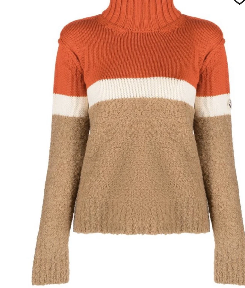 Suéter Moncler Colorblock Mezcla Lana M Foto 1 de 1