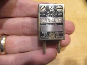 1444.166 KC kHz FT-243 Radio Vintage Cristal de Cuarzo Banda de Transmisión AM -- PROBADA - Imagen 1 de 3