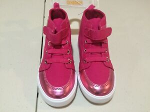 NWT Gymboree Cosmic Club Pink Hi Top Sneakers Girl toddler 5,6, 9, 10