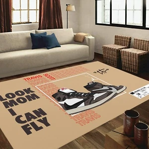 Sneaker rug, sneaker head rug, shoe carpet, hypebeast rug, sneaker mat - Picture 1 of 10