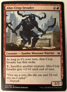 MTG Ahn-Crop Invader War of the Spark 113/264 Regular Common - Imagen 1 de 1