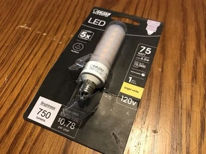 Feit Electric T4 LED Light 6.5 W 120 V BP75MC/830/LED/HDRP - Picture 1 of 2
