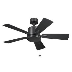 Kichler 330241 Lucian 42" 5 Blade Indoor Ceiling Fan - Black - Picture 1 of 12