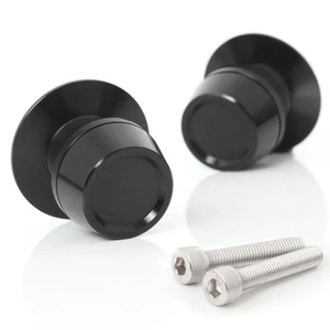 8MM Black Swingarm Spools Screws For NINJA 650 17 18 19 20 - Picture 1 of 6