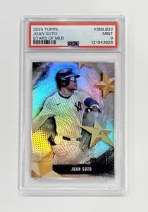 2025 Topps Stars Of MLB #SMLB22 Juan Soto PSA 9 Mint New York Yankees - Picture 1 of 1