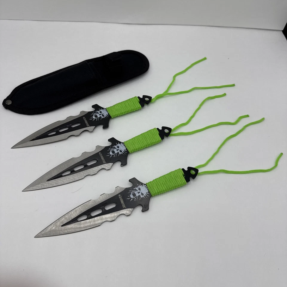 "Juego de cuchillos de lanzamiento de 3 piezas Z-Hunter 7,5"" con funda ZB-135-3" Foto 1 de 4