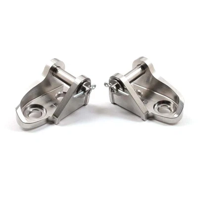 Works Connection Foot Peg Mounts - Aluminum / -5mm Back / -5mm Down 20-515 - image 1 of 3